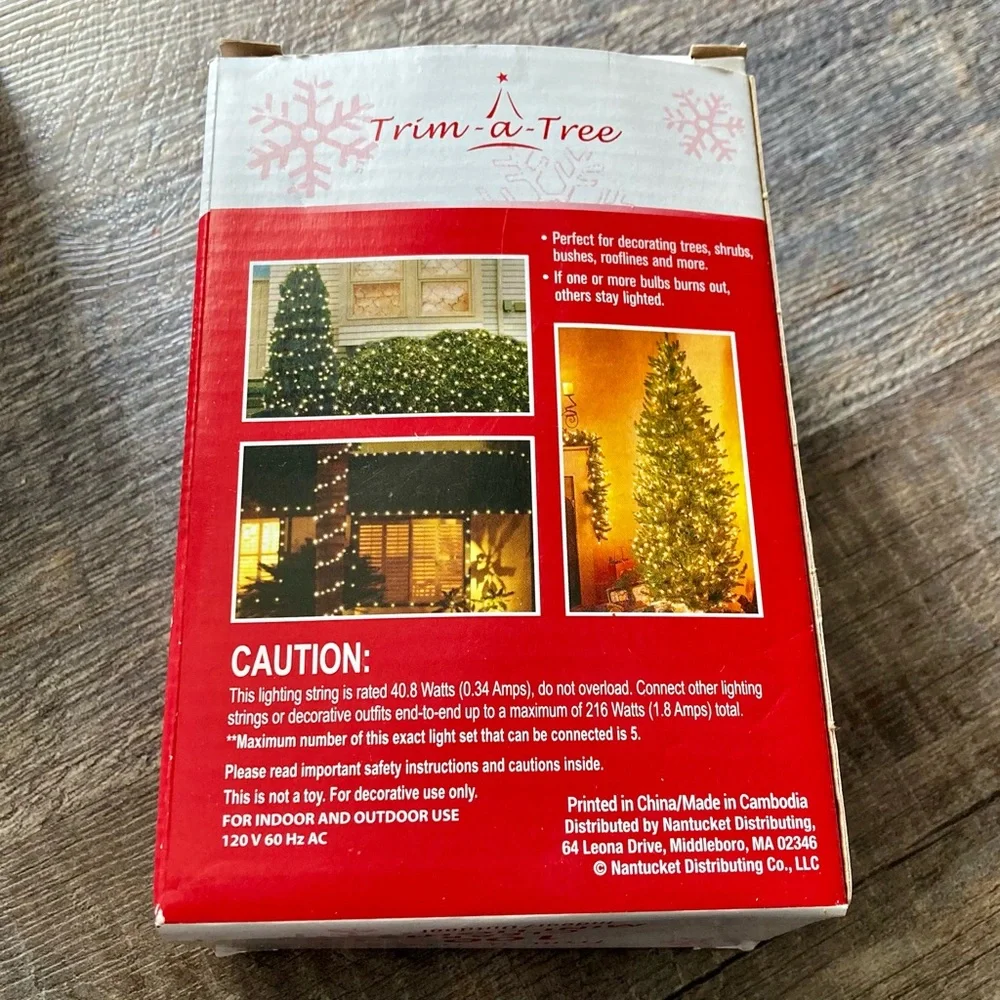 NWT Clear Mini 100 count Lights - 3 boxes